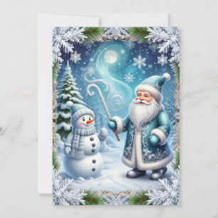 Festive Christmas Snowy Scene Card