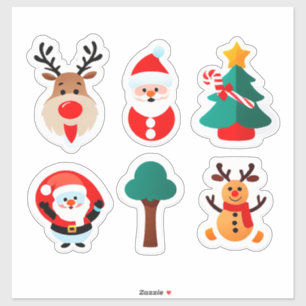 Festive Christmas Sticker Set