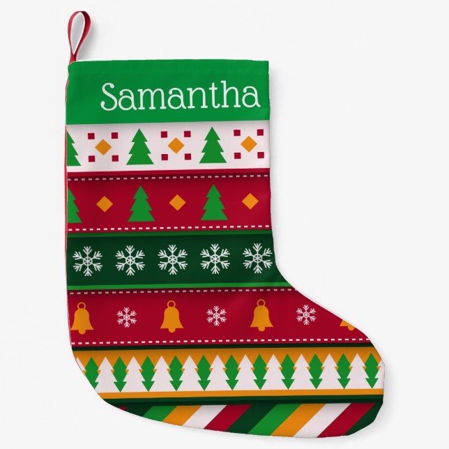 Festive Christmas Stocking (Front)