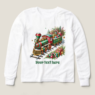 Festive Christmas toy train customisable