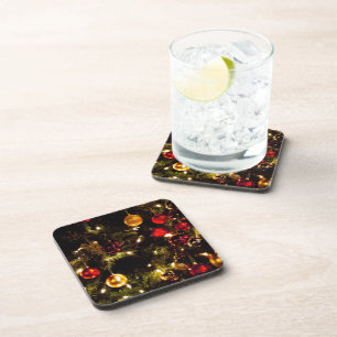 Festive Christmas Tree Coaster