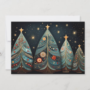 Festive Christmas Tree Greeting Card