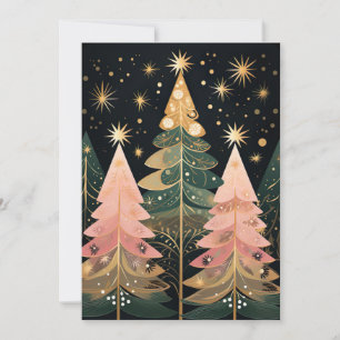 Festive Christmas Tree Greeting Card