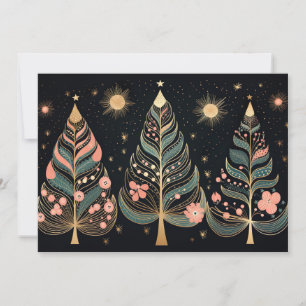 Festive Christmas Tree Greeting Card
