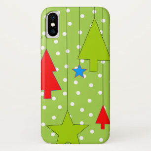 Festive Christmas Tree Print Case-Mate iPhone Case