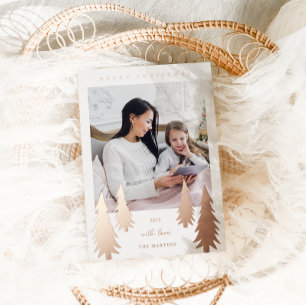 Festive Christmas Trees Two Photo