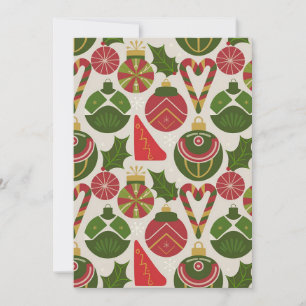 Festive Christmas with Holiday Elements Card
