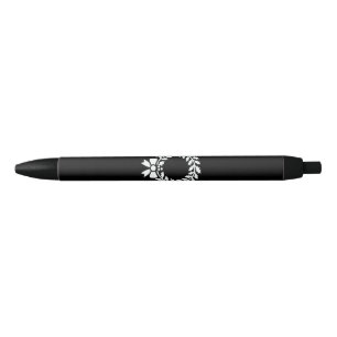 Festive Christmas wreath Classic Black Ink Pen