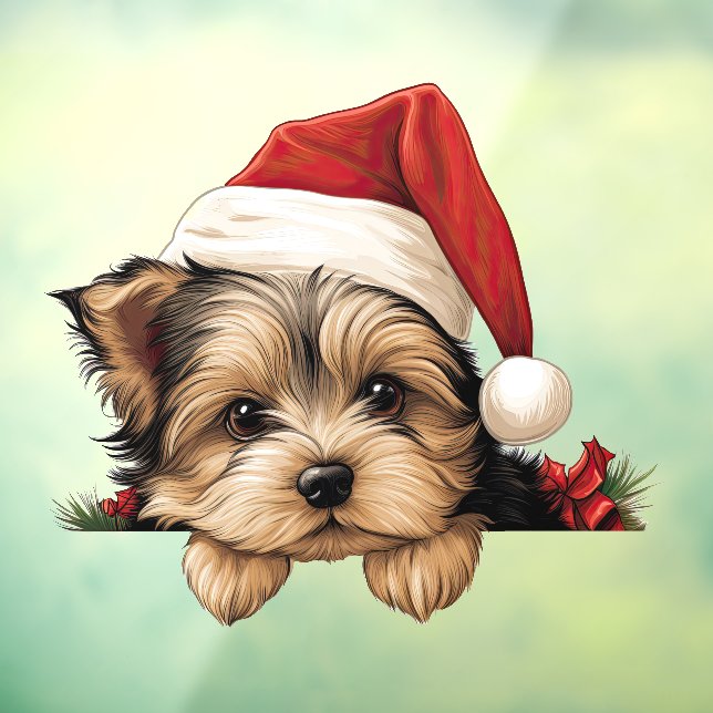Festive Christmas Yorkshire Terrier (Sheet 3)