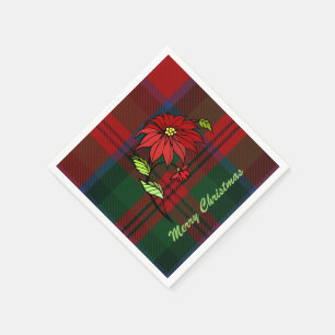 Festive Clan MacDuff Plaid Holiday Napkins