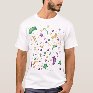 Festive Colourful Confetti Elements T-Shirt