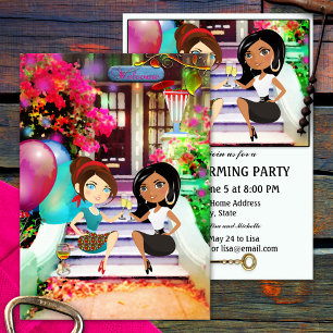 Festive Colourful Housewarming Party Invitation