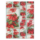 Festive Colourful Vintage Poinsettias