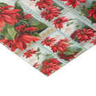 Festive Colourful Vintage Poinsettias