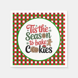 Festive cookie baking Season party  Napkin