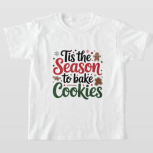 Festive cookie baking Season unisex kids T-Shirt