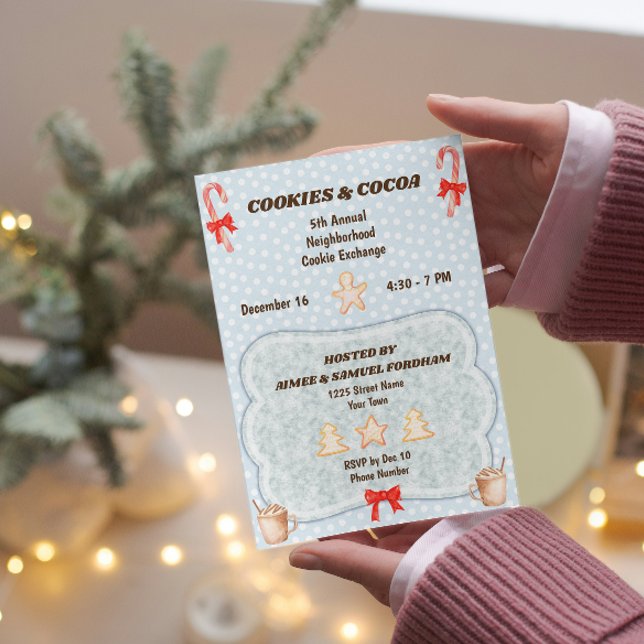 Festive Cookie Exchange Invitation (Creator Uploaded)