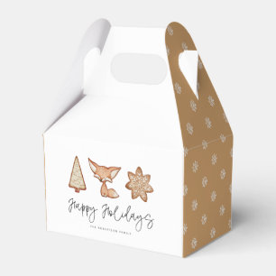 Festive Cookie Trio Christmas Favour Box