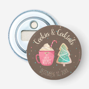 Festive Cookies Christmas Cocktail Party Theme Bottle Opener