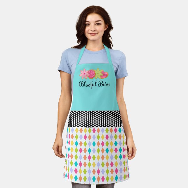 Festive Cookies Dessert Apron (Worn)