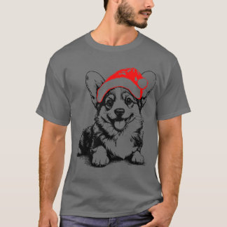 Festive Corgi Christmas Cheer T-Shirt