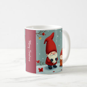 Festive cosy christmas gnome in Disguise Coffee Mug