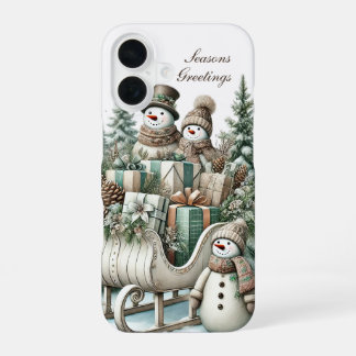Festive Country Christmas Holiday  iPhone 16 Case