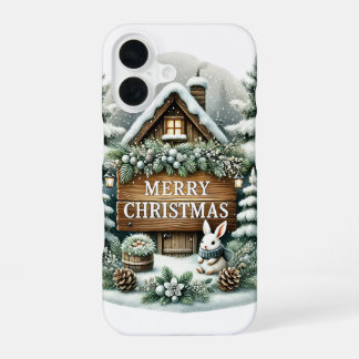Festive Country Christmas Holiday iPhone 16 Case