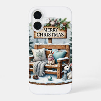 Festive Country Christmas Holiday iPhone 16 Case