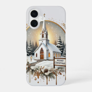 Festive Country Christmas Holiday iPhone 16 Case