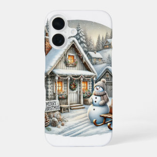 Festive Country Christmas Holiday  iPhone 16 Case