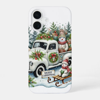 Festive Country Christmas Holiday iPhone 16 Case