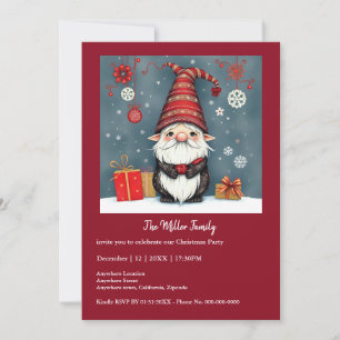 Festive cozy christmas gnome in Disguise 