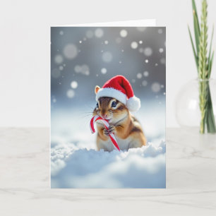 Festive Creature Snow Card