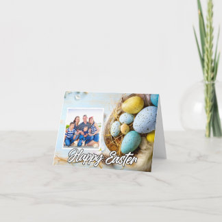 Festive Custom Easter Eggs Photo Template