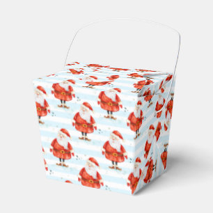 Festive Cute Santa Claus Favour Box