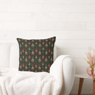 Festive Damask Cushion
