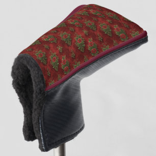 Festive Damask  Golf Head Cover