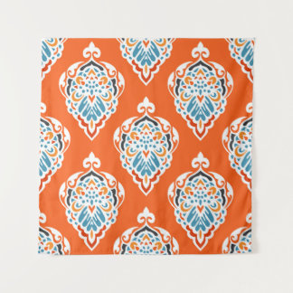 Festive damask vintage pattern, elegant design. tapestry