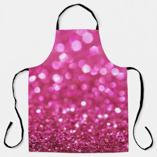 Festive Dark Pink: Elegant Abstract. Apron