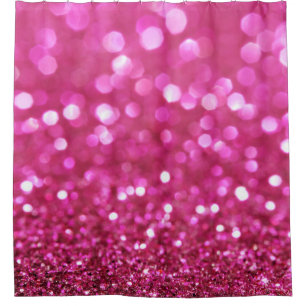 Festive Dark Pink: Elegant Abstract. Shower Curtain