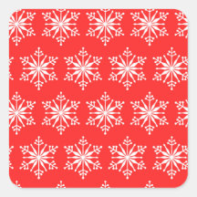 Festive Decorative Snowflake Sticker.
