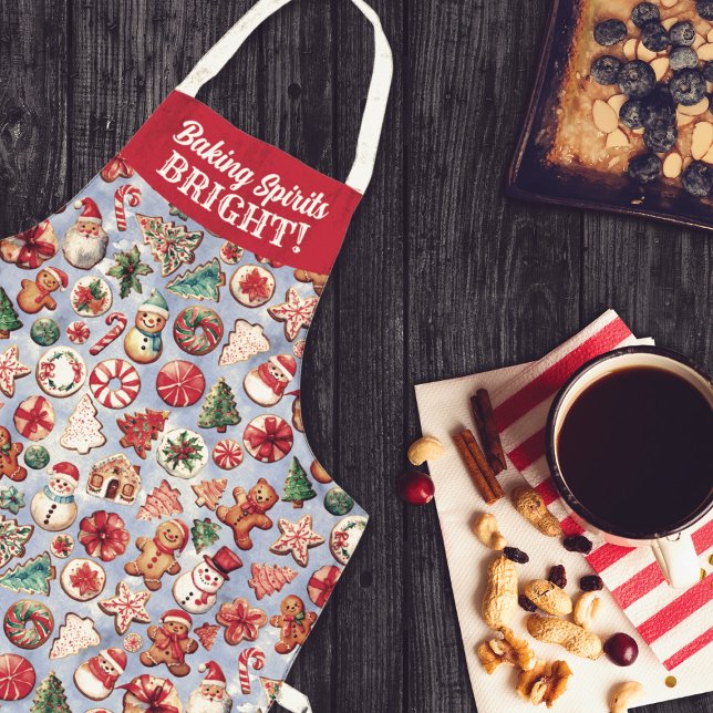 Festive Delight: Christmas Cookie Wonderland Photo Apron (Creator Uploaded)