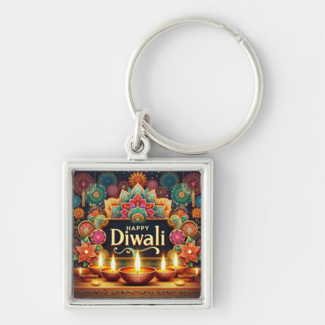 Festive Diwali keychain (Front)