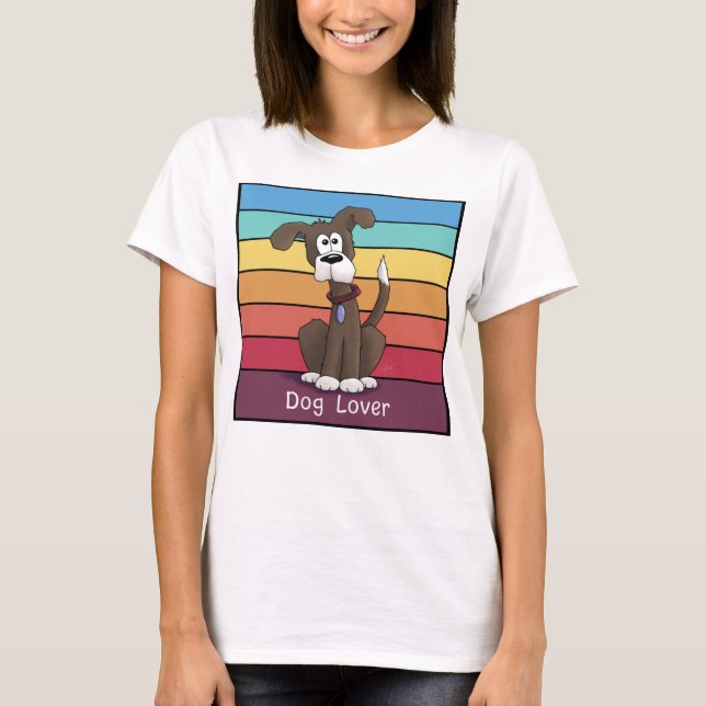 Festive Dog Lover   T-Shirt (Front)