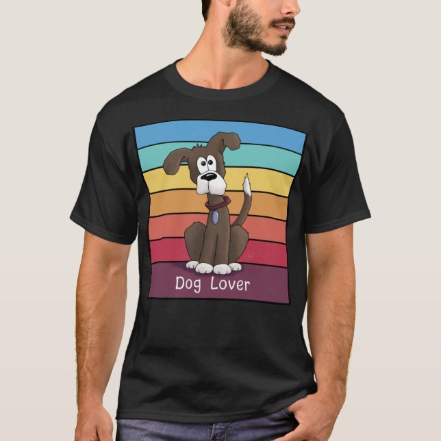 Festive Dog Lover   T-Shirt (Front)