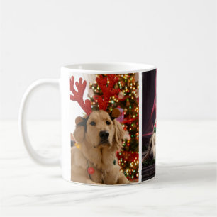 Festive Dogs Christmas Design Cute Holiday Dogs Coffee Mug