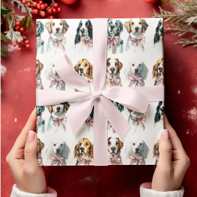Festive Dogs Christmas Wrapping Paper (Creator Uploaded)