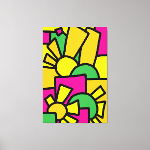 Festive Doodle Art 42 Canvas Print
