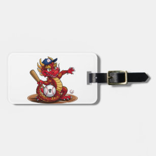 Festive Dragon: Lunar New Year Celebration Luggage Tag
